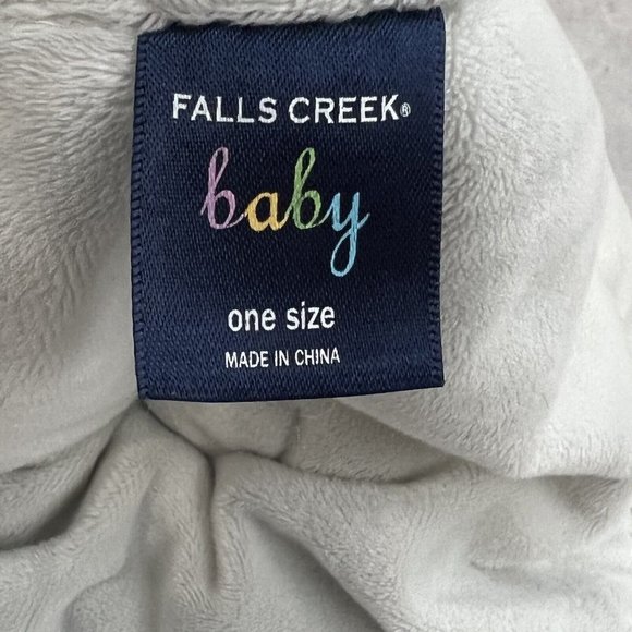 Falls Creek Elephant‎ Rattle Lovey Polka Dot Gray Blanket Stuffed Plush - Picture 5 of 5